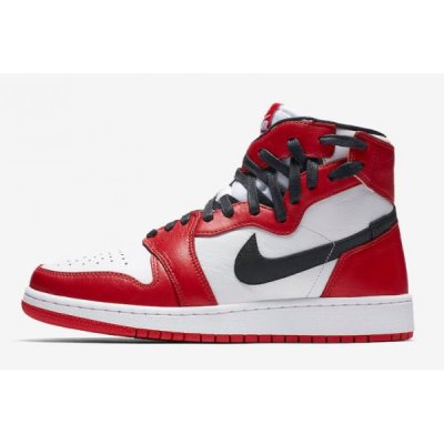 Nike Bayan Air Jordan 1 Rebel Beyaz / Kırmızı / Siyah Basketbol Ayakkabısı Türkiye - ZW5VOVNZ